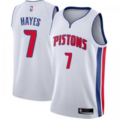 Nike Detroit Pistons #7 Killian Hayes White Youth NBA Swingman Association Edition Jersey